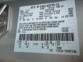 TY: Silver 2017 Ford Transit Connect XLT Wagon Color Code