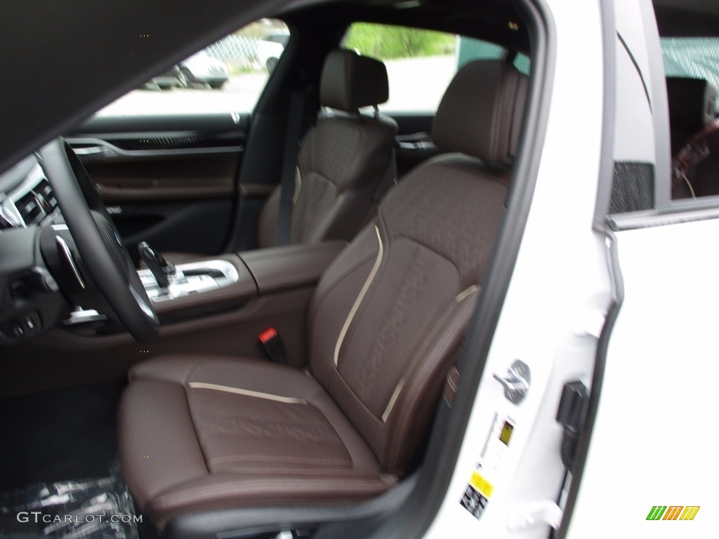 2018 7 Series 750i xDrive Sedan - Mineral White Metallic / Mocha photo #12
