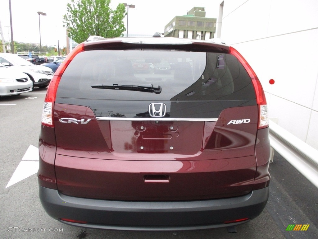 2014 CR-V EX-L AWD - Basque Red Pearl II / Gray photo #5