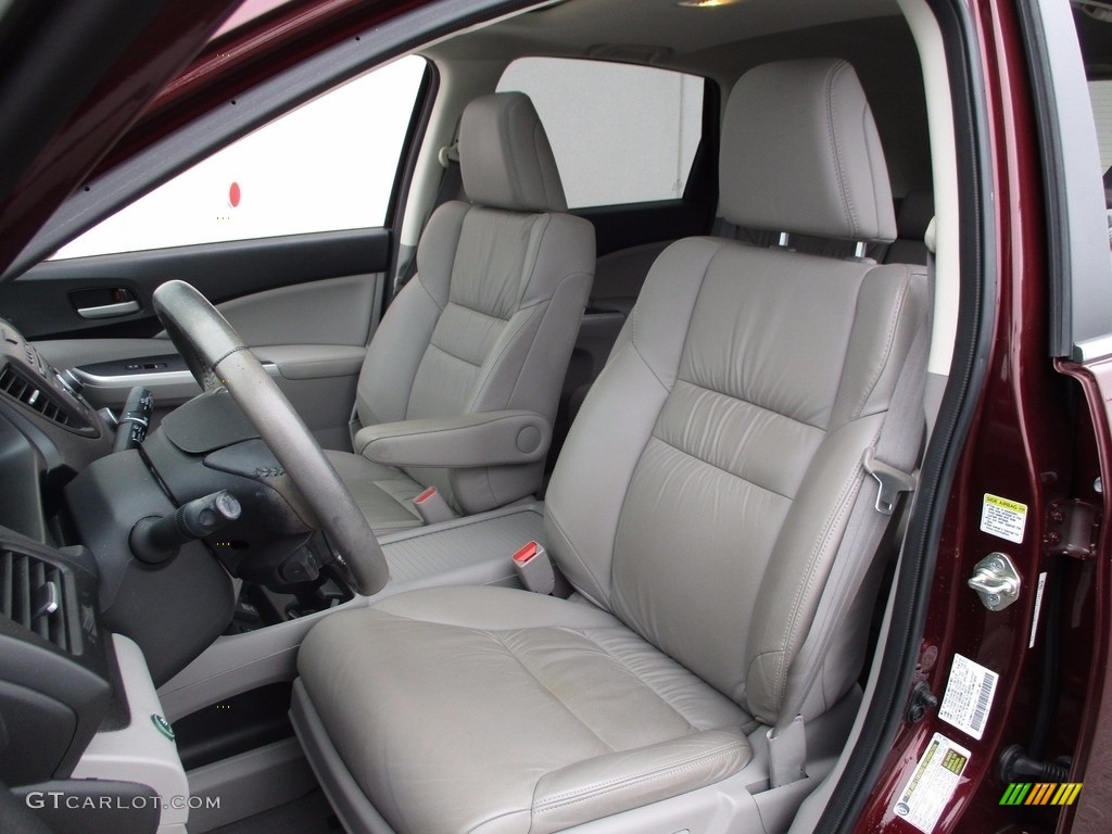2014 CR-V EX-L AWD - Basque Red Pearl II / Gray photo #12