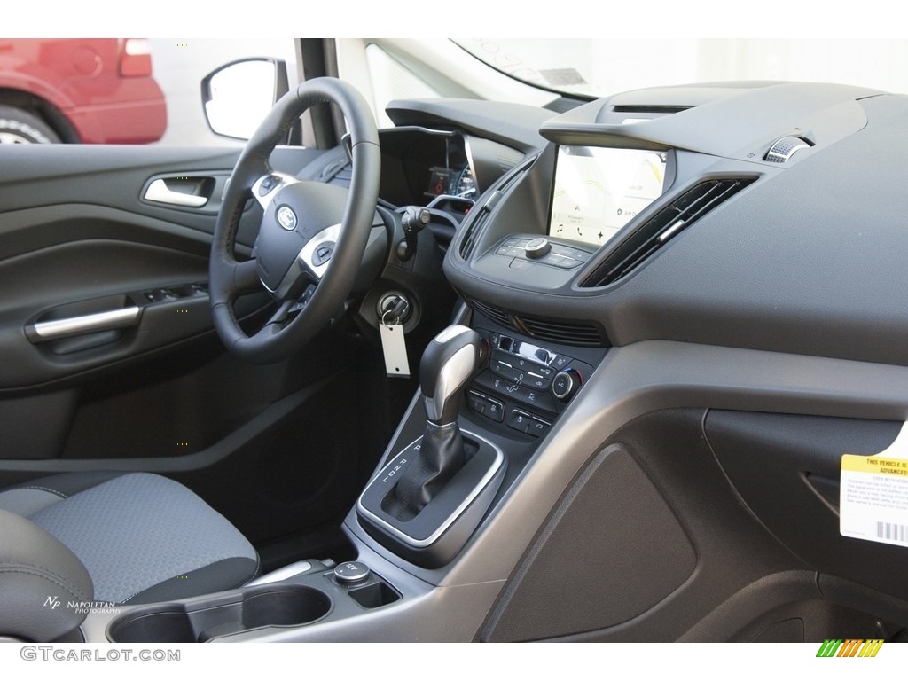 2017 Ford C-Max Hybrid SE Charcoal Black Dashboard Photo #120067644