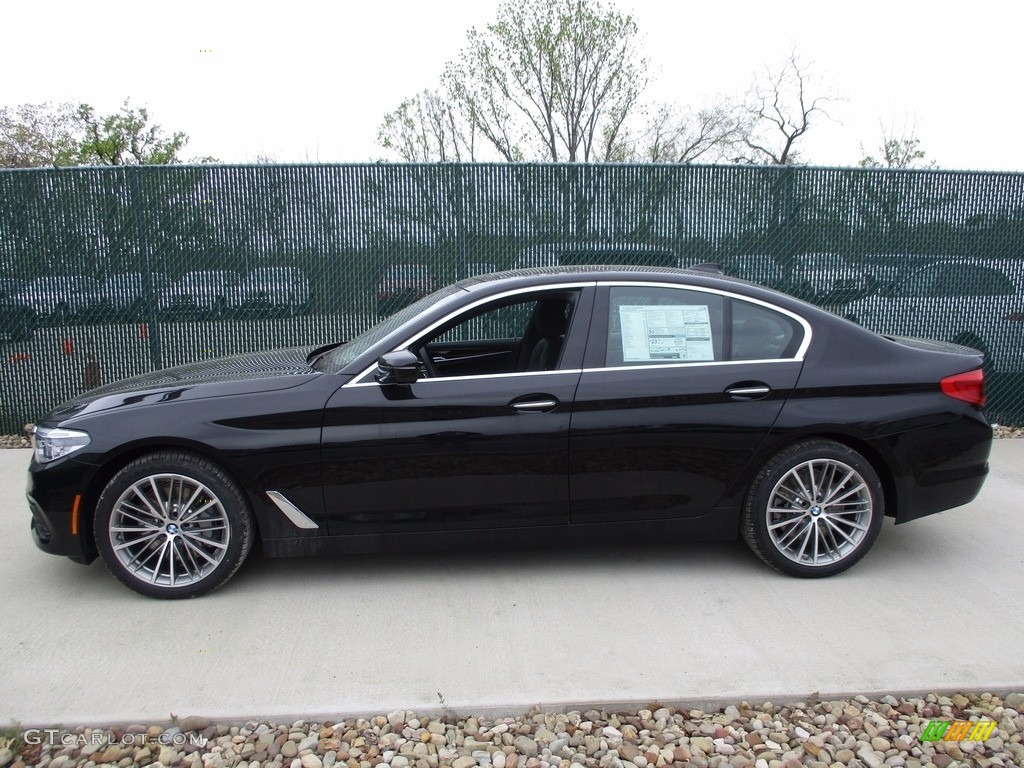 Jet Black 2017 BMW 5 Series 540i xDrive Sedan Exterior Photo #120067827