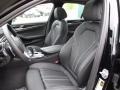 2017 BMW 5 Series Black Interior Front Seat Photo