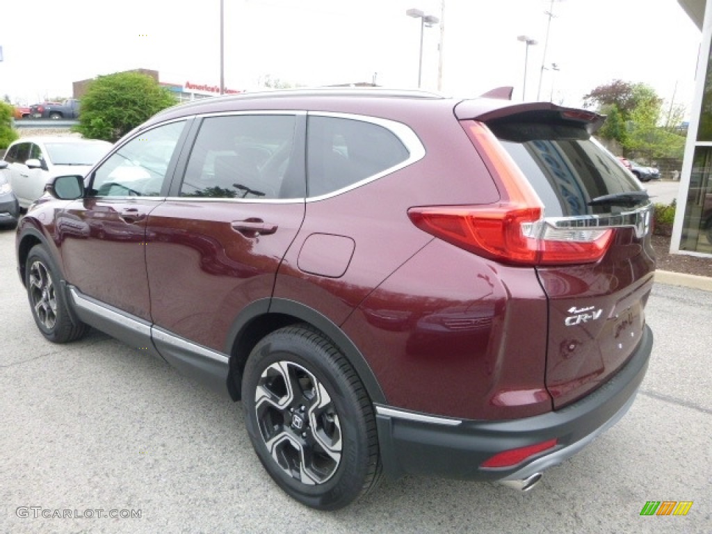 2017 CR-V Touring AWD - Basque Red Pearl II / Gray photo #2