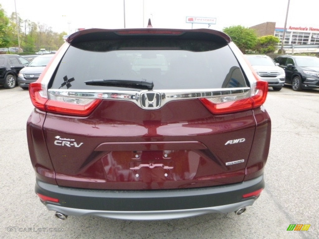 2017 CR-V Touring AWD - Basque Red Pearl II / Gray photo #3