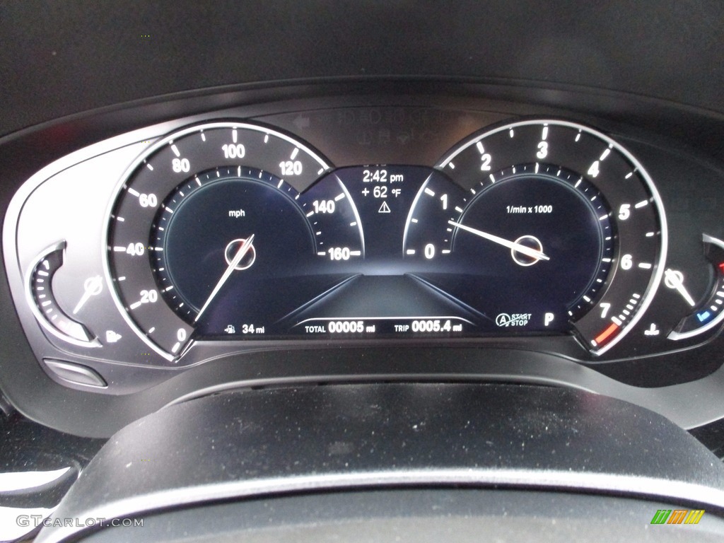 2017 BMW 5 Series 540i xDrive Sedan Gauges Photo #120068139