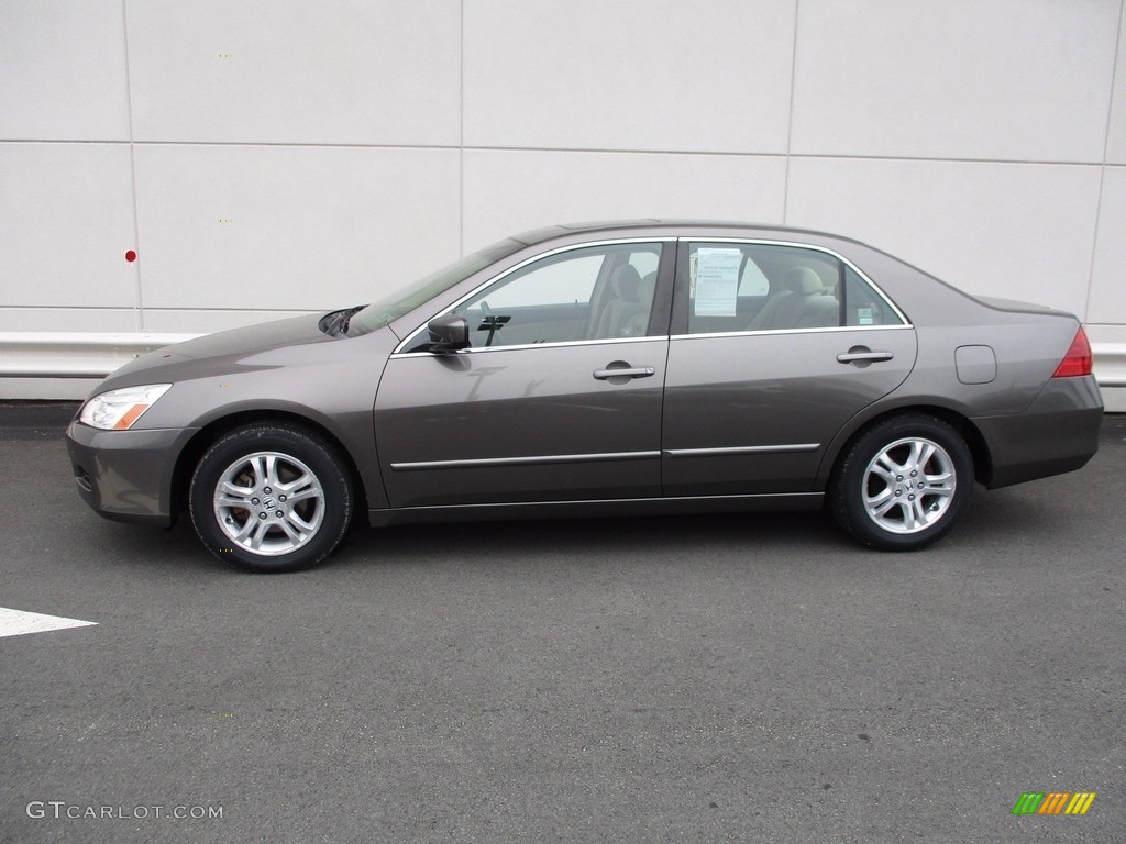 2007 Accord EX-L Sedan - Carbon Bronze Pearl / Ivory photo #2