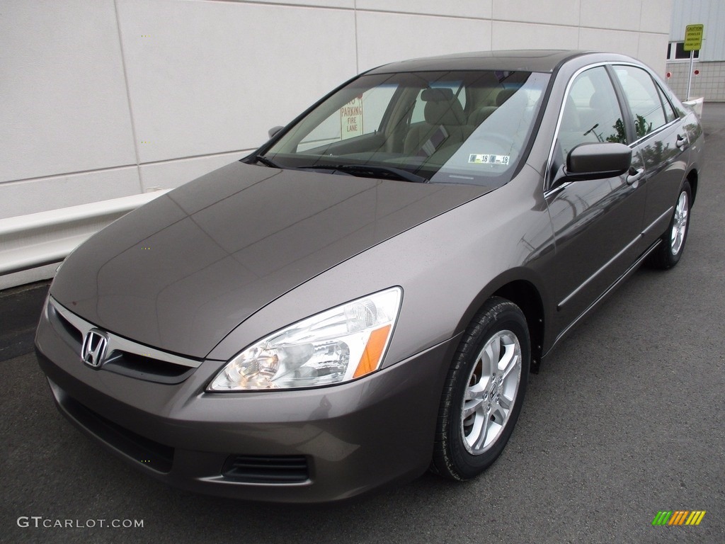 2007 Accord EX-L Sedan - Carbon Bronze Pearl / Ivory photo #9