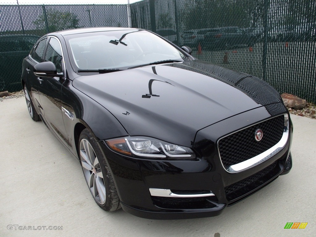 Ebony 2017 Jaguar XJ R-Sport AWD Exterior Photo #120069447