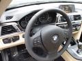 Venetian Beige/Black Steering Wheel Photo for 2017 BMW 3 Series #120070245