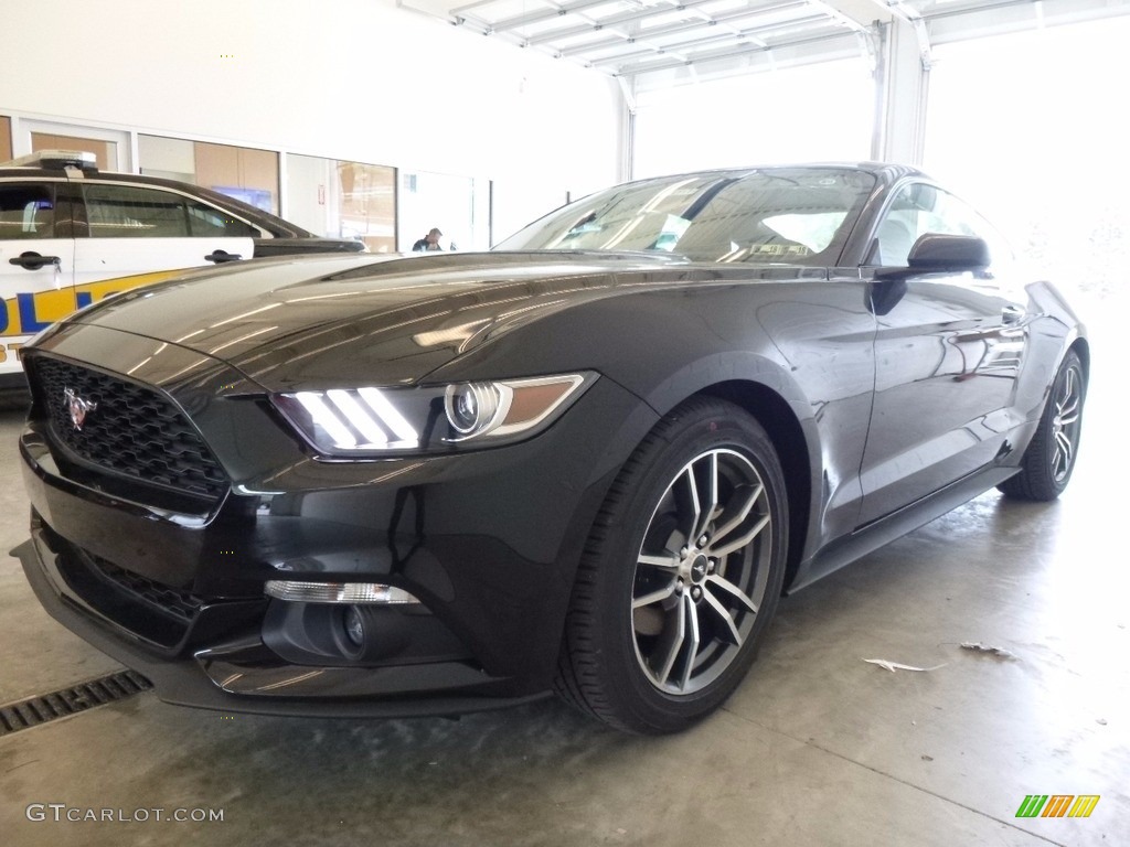 2017 Mustang Ecoboost Coupe - Shadow Black / Ebony photo #4