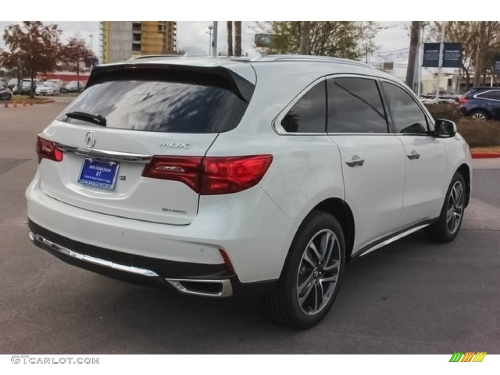 2017 MDX Advance SH-AWD - White Diamond Pearl / Parchment photo #7