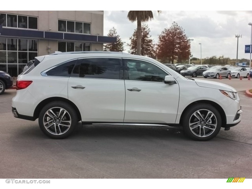 2017 MDX Advance SH-AWD - White Diamond Pearl / Parchment photo #8