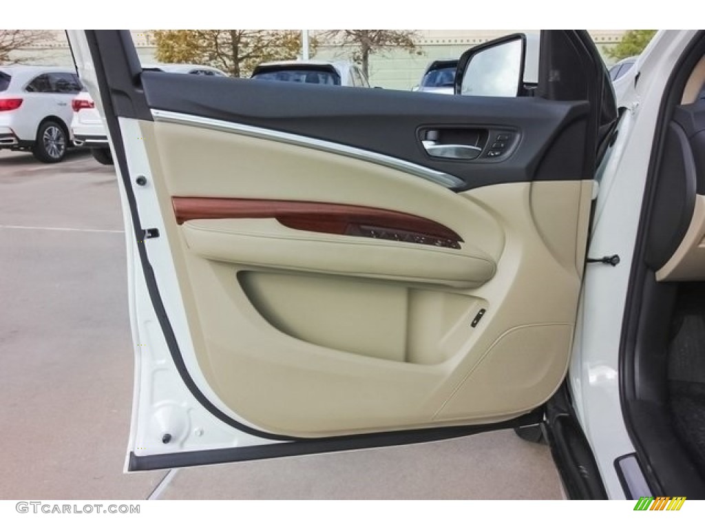 2017 MDX Advance SH-AWD - White Diamond Pearl / Parchment photo #15