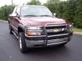 2001 Dark Carmine Red Metallic Chevrolet Silverado 2500HD LS Extended Cab 4x4  photo #22