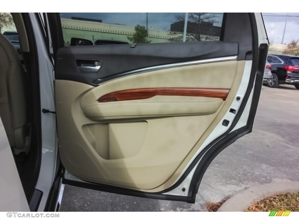 2017 MDX Advance SH-AWD - White Diamond Pearl / Parchment photo #24