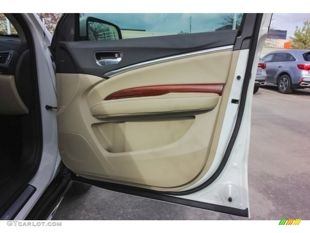 2017 MDX Advance SH-AWD - White Diamond Pearl / Parchment photo #27