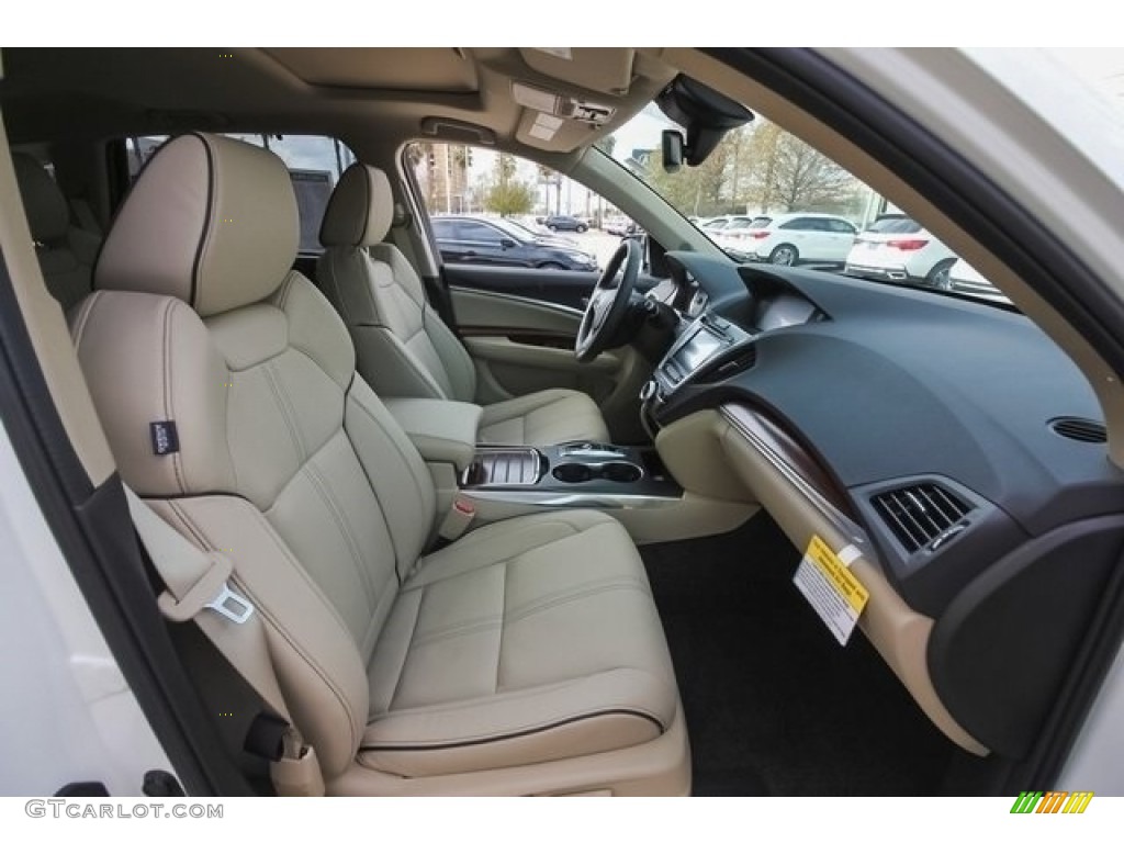 2017 MDX Advance SH-AWD - White Diamond Pearl / Parchment photo #29
