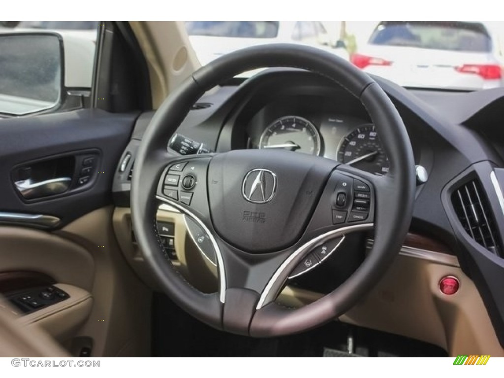 2017 MDX Advance SH-AWD - White Diamond Pearl / Parchment photo #33