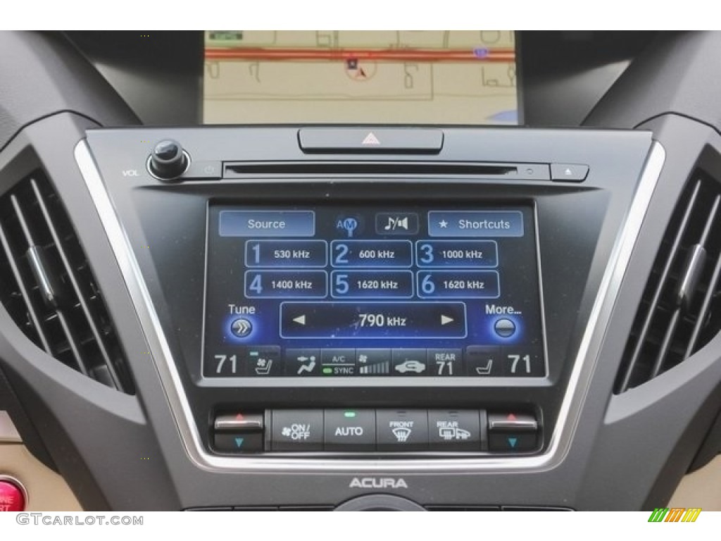 2017 MDX Advance SH-AWD - White Diamond Pearl / Parchment photo #37