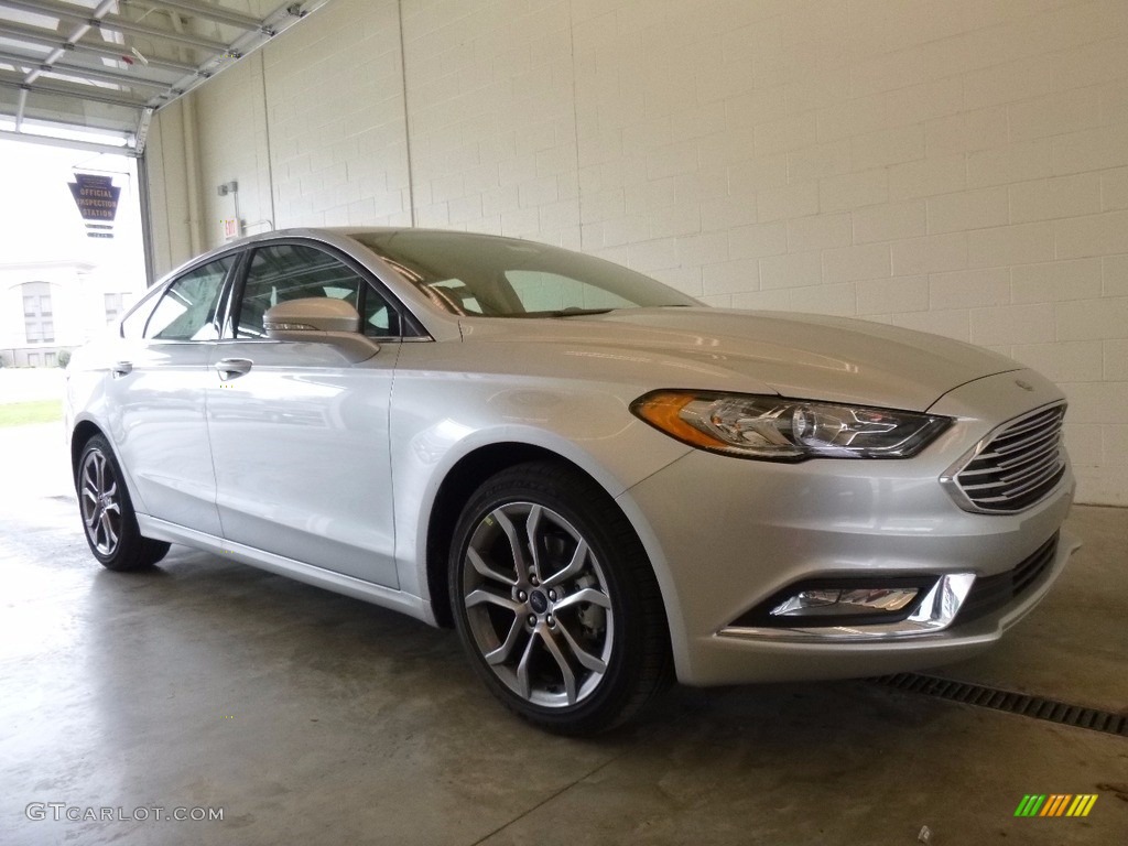 2017 Fusion SE AWD - Ingot Silver / Ebony photo #1