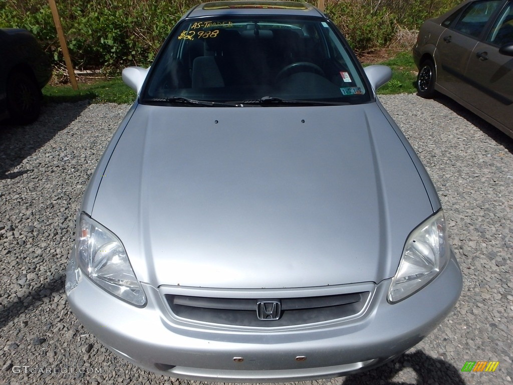 1999 Civic EX Coupe - Vogue Silver Metallic / Dark Gray photo #6