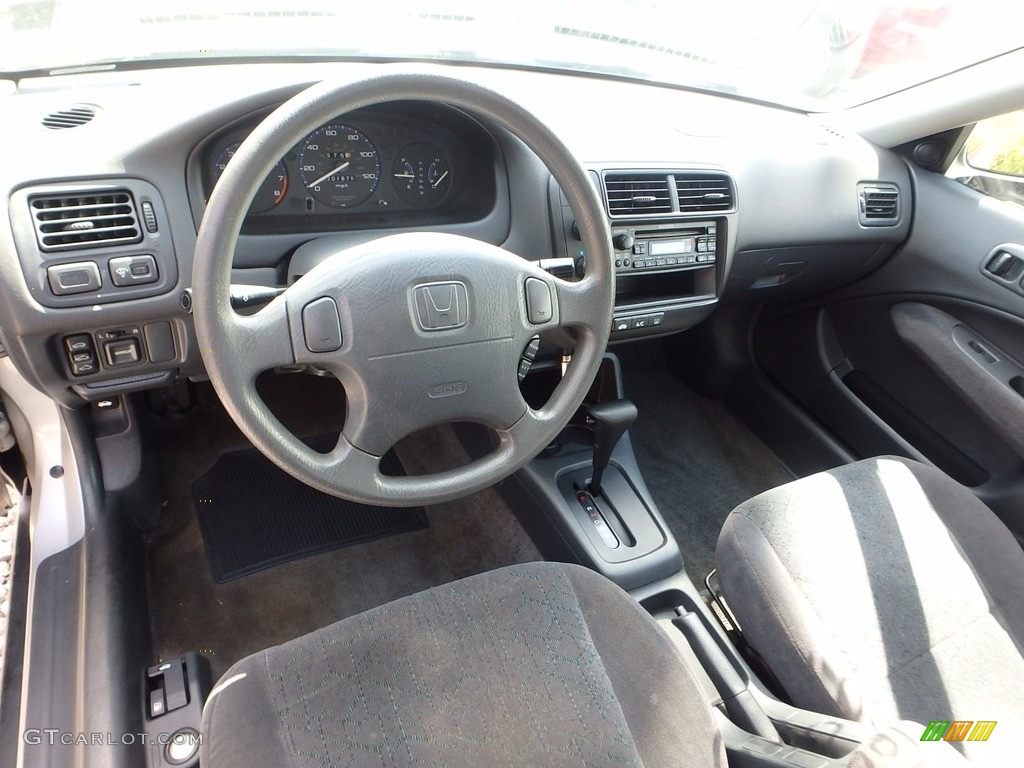 1999 Civic EX Coupe - Vogue Silver Metallic / Dark Gray photo #10
