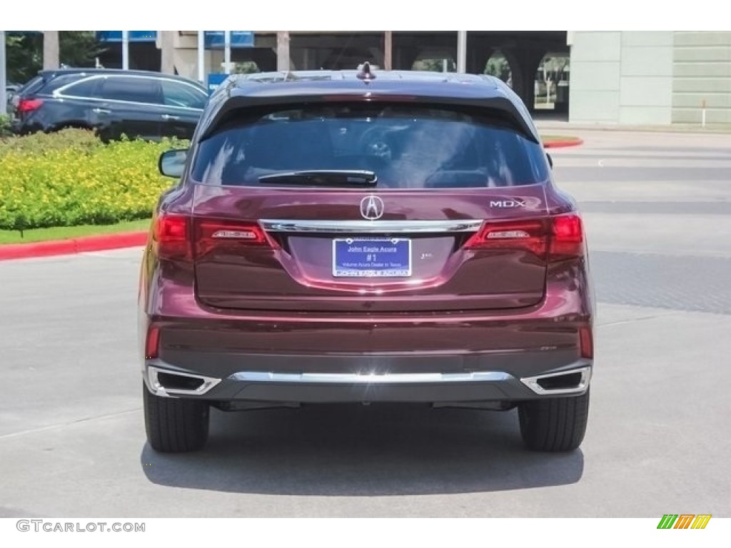 2017 MDX  - Dark Cherry Pearl / Parchment photo #6