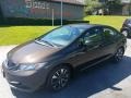 Kona Coffee Metallic 2013 Honda Civic EX Sedan