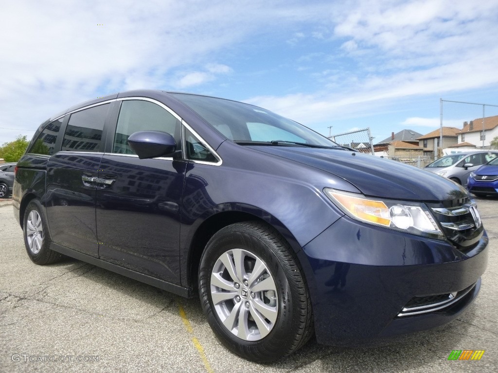 Obsidian Blue Pearl Honda Odyssey