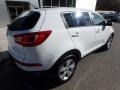 2013 Clear White Kia Sportage LX AWD  photo #2