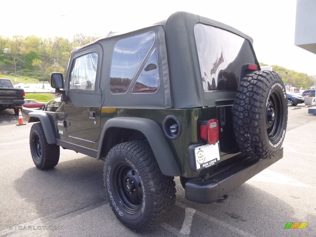 2004 Wrangler X 4x4 - Shale Green Metallic / Camouflage photo #3