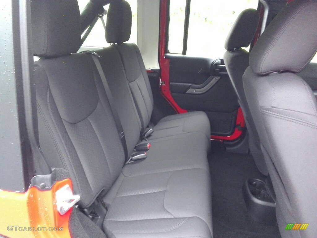 2017 Jeep Wrangler Unlimited Sport 4x4 RHD Rear Seat Photo #120077903