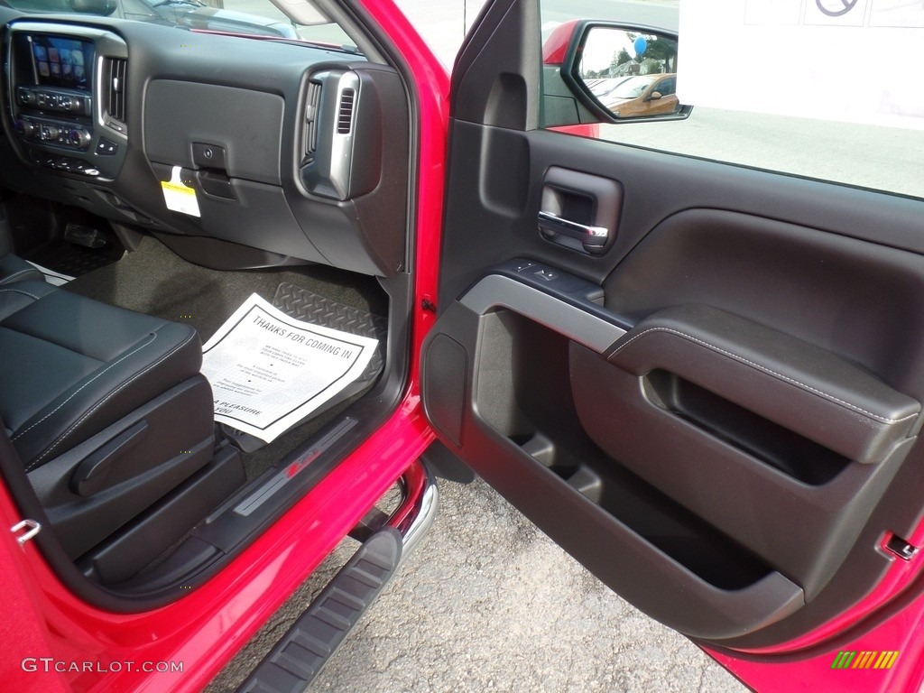 2017 Silverado 1500 LT Double Cab 4x4 - Red Hot / Jet Black photo #55