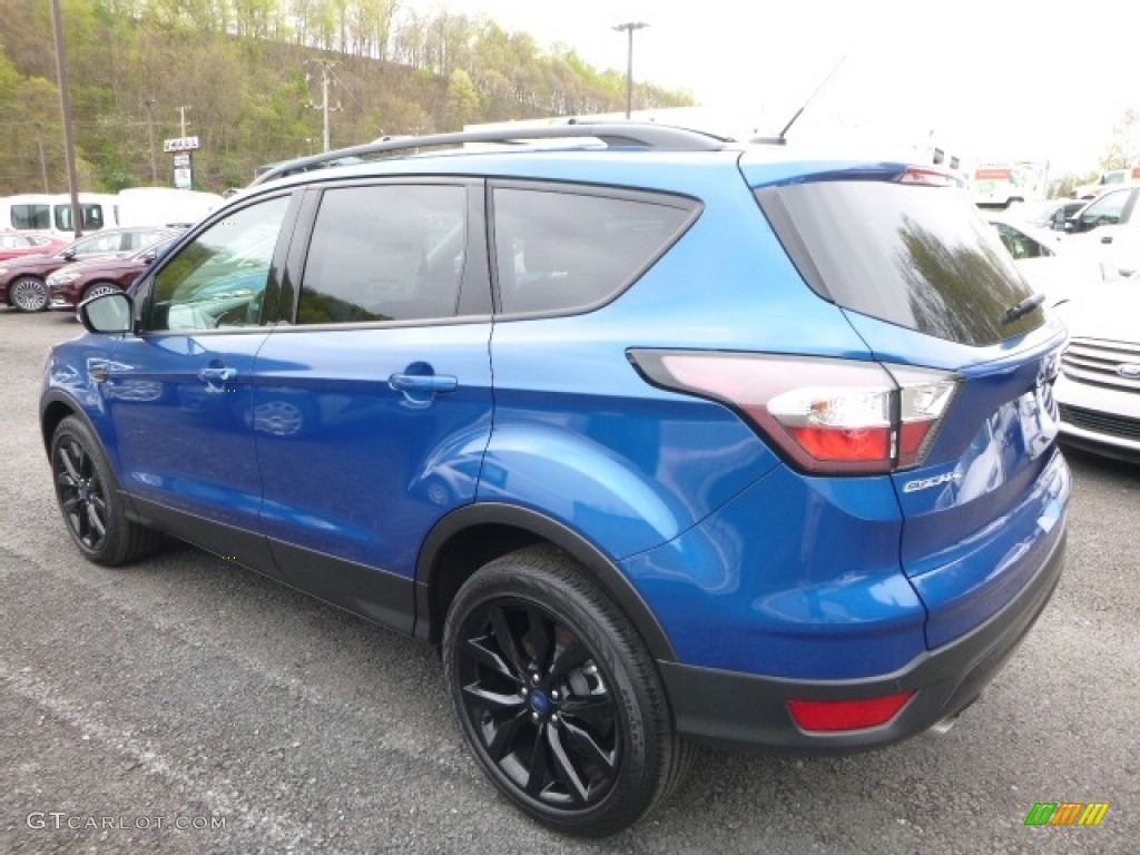 2017 Escape Titanium 4WD - Lightning Blue / Medium Light Stone photo #6