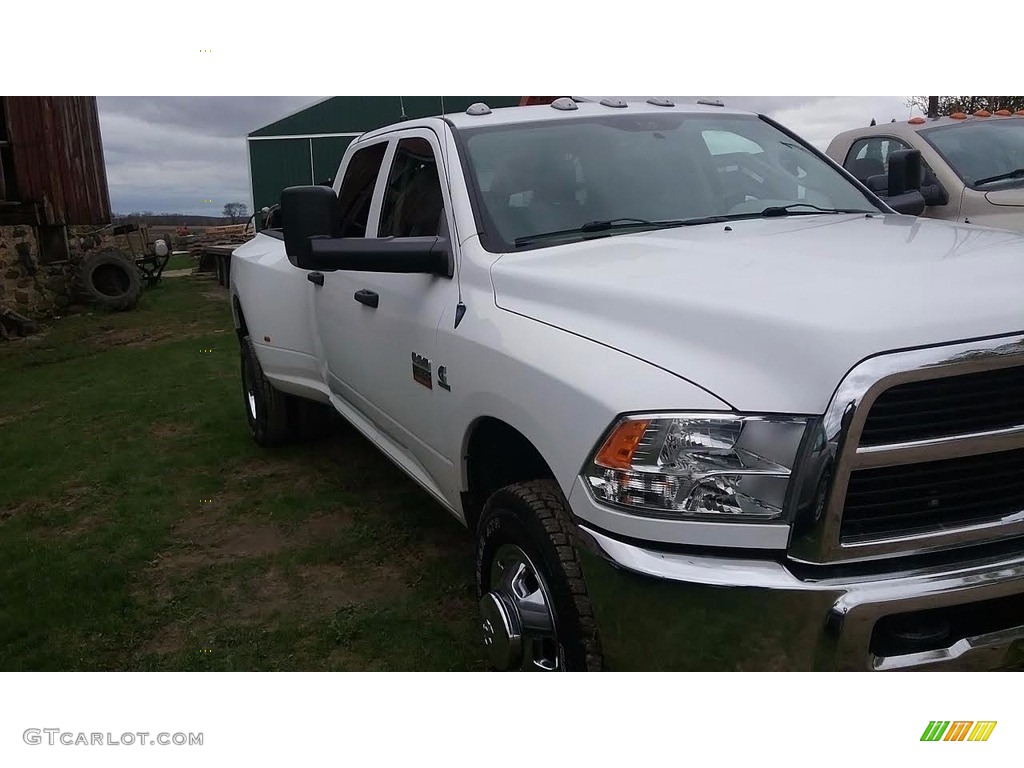 2012 Ram 3500 HD ST Crew Cab 4x4 Dually - Bright White / Dark Slate/Medium Graystone photo #4