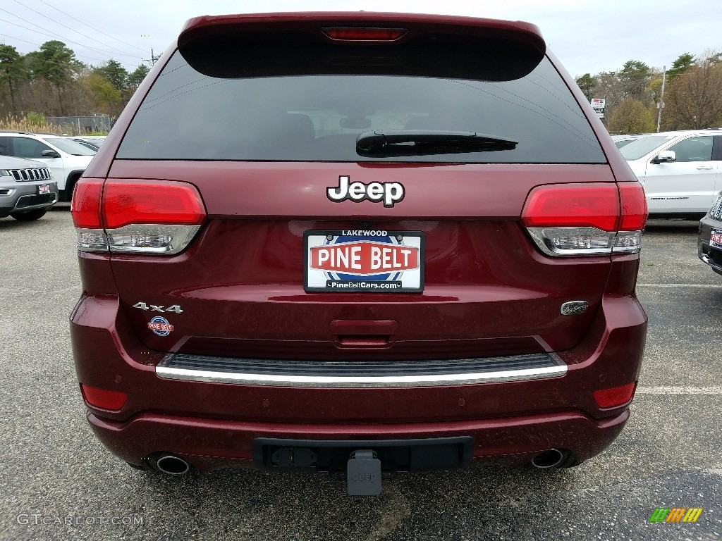 2017 Grand Cherokee Overland 4x4 - Velvet Red Pearl / Brown/Light Frost Beige photo #5