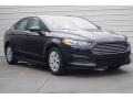2014 Dark Side Ford Fusion S  photo #2