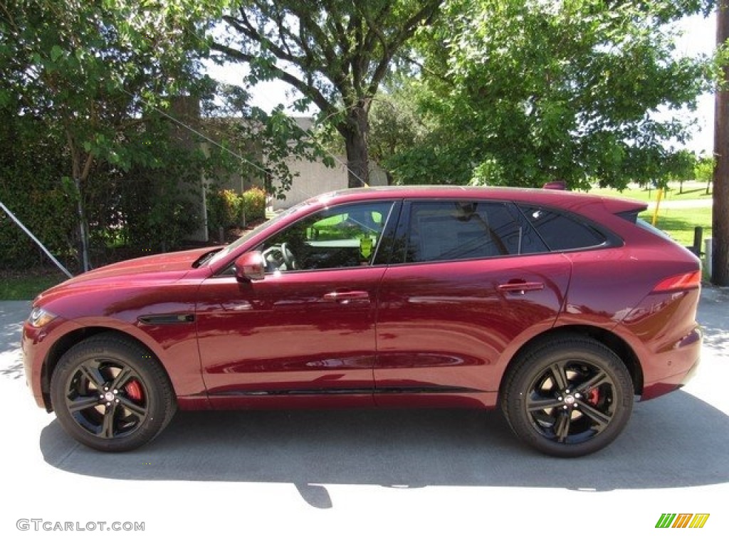 Odyssey Red 2017 Jaguar F-PACE 35t AWD S Exterior Photo #120084834