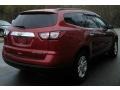 2013 Crystal Red Tintcoat Chevrolet Traverse LT AWD #120084042