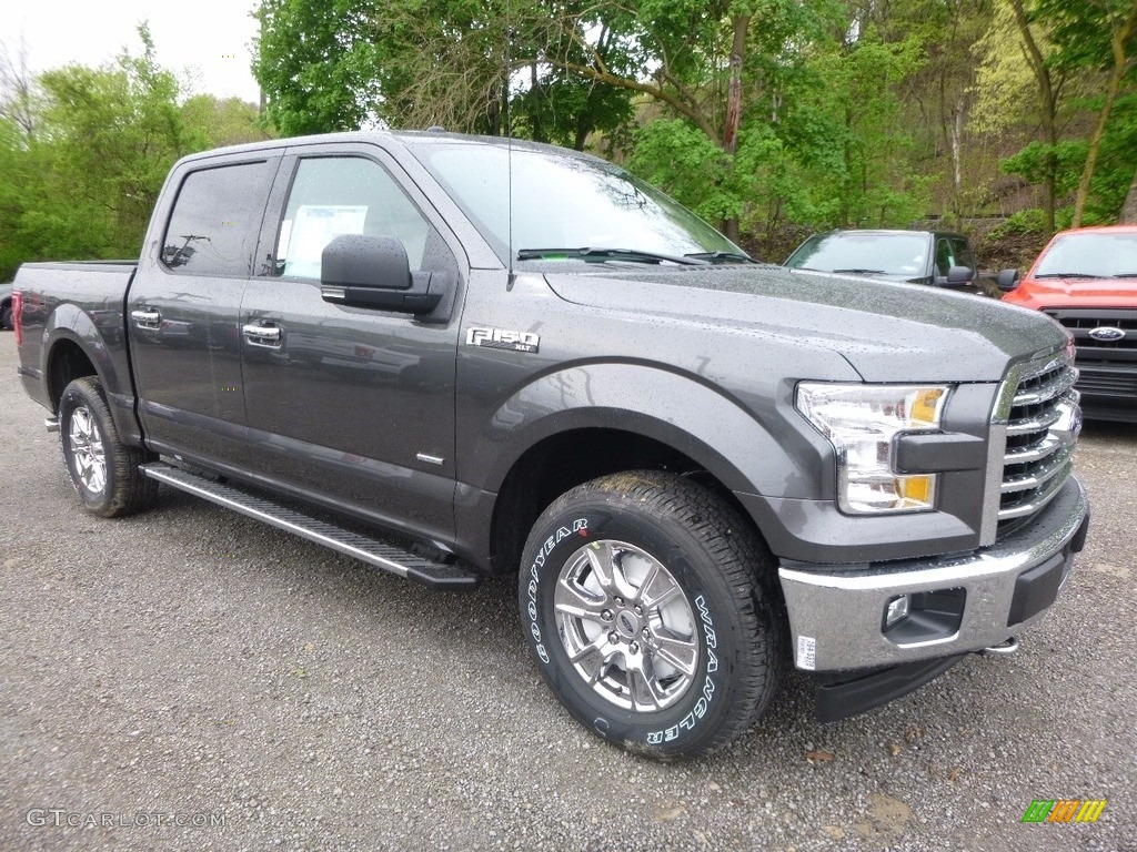 2017 F150 XLT SuperCrew 4x4 - Magnetic / Earth Gray photo #8