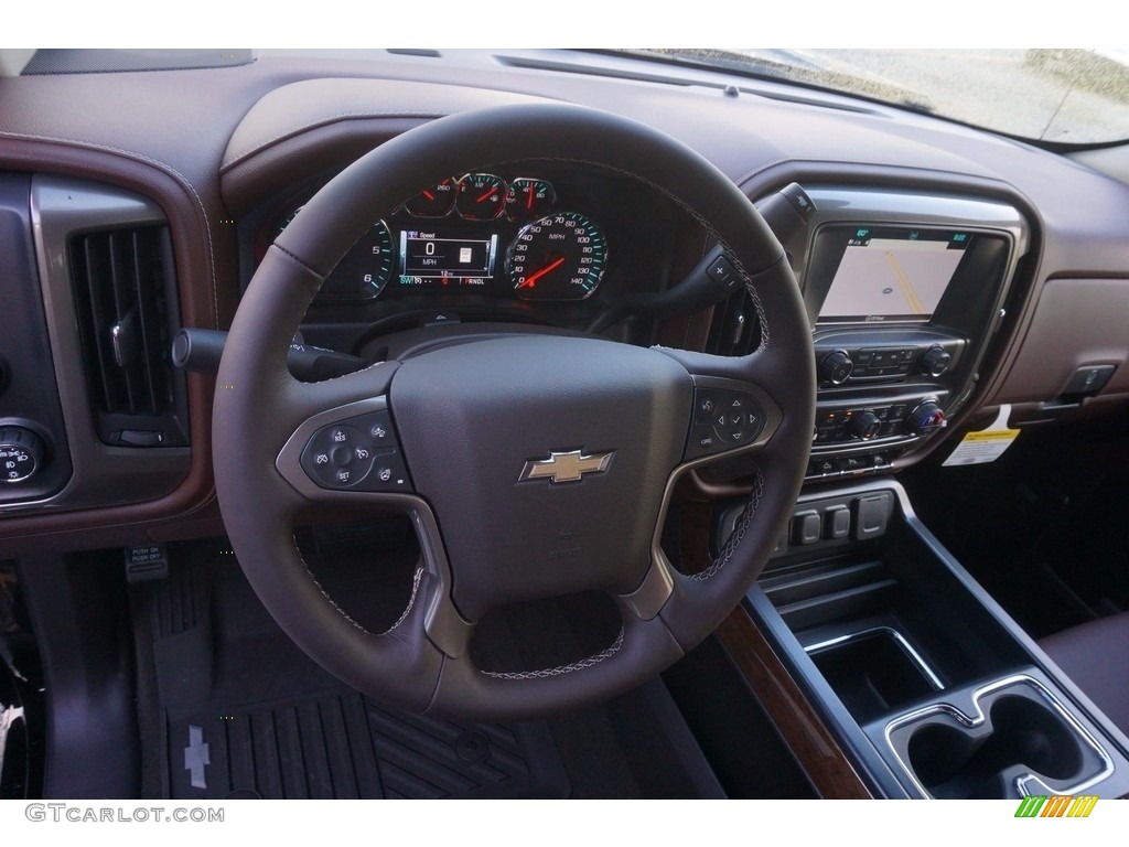 2017 Silverado 1500 High Country Crew Cab 4x4 - Black / High Country Saddle photo #10