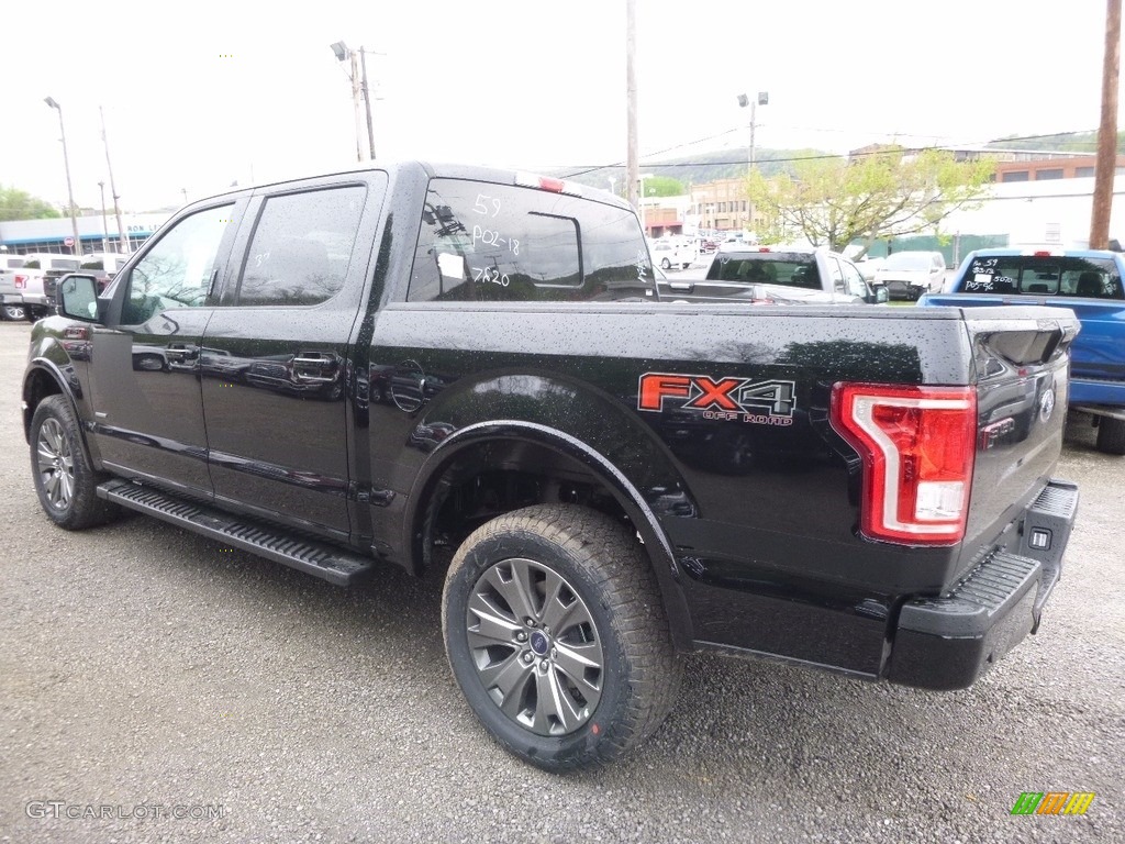 2017 F150 XLT SuperCrew 4x4 - Shadow Black / Black Special Edition Package photo #4