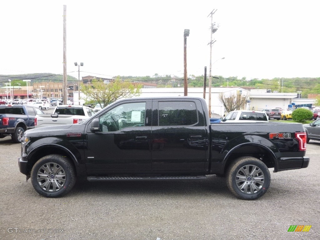 2017 F150 XLT SuperCrew 4x4 - Shadow Black / Black Special Edition Package photo #5