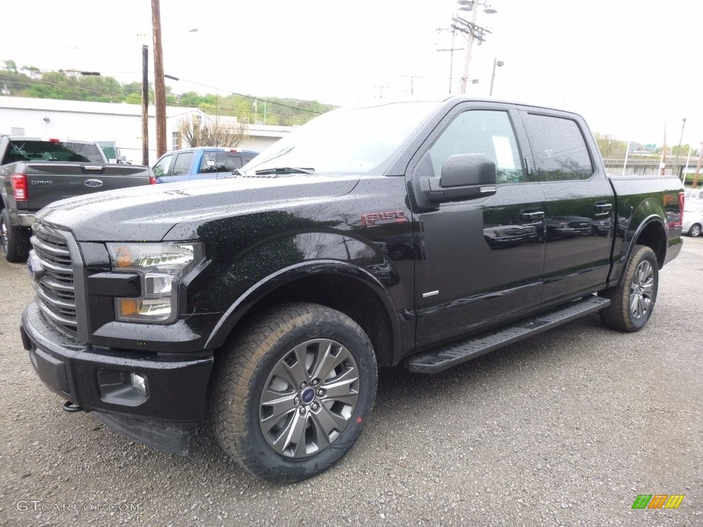 2017 F150 XLT SuperCrew 4x4 - Shadow Black / Black Special Edition Package photo #6