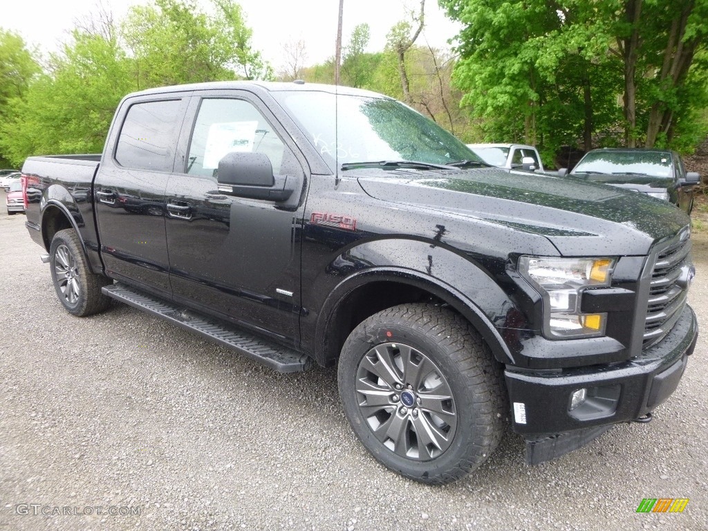 2017 F150 XLT SuperCrew 4x4 - Shadow Black / Black Special Edition Package photo #8