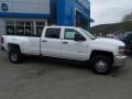 2017 Summit White Chevrolet Silverado 3500HD Work Truck Crew Cab Dual Rear Wheel 4x4  photo #5