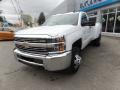 Summit White - Silverado 3500HD Work Truck Regular Cab Dual Rear Wheel 4x4 Photo No. 3