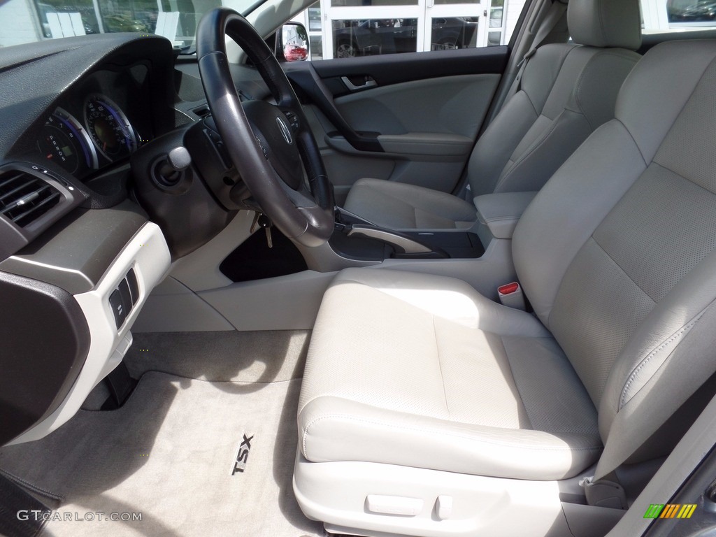 2010 TSX Sedan - Polished Metal Metallic / Taupe photo #10