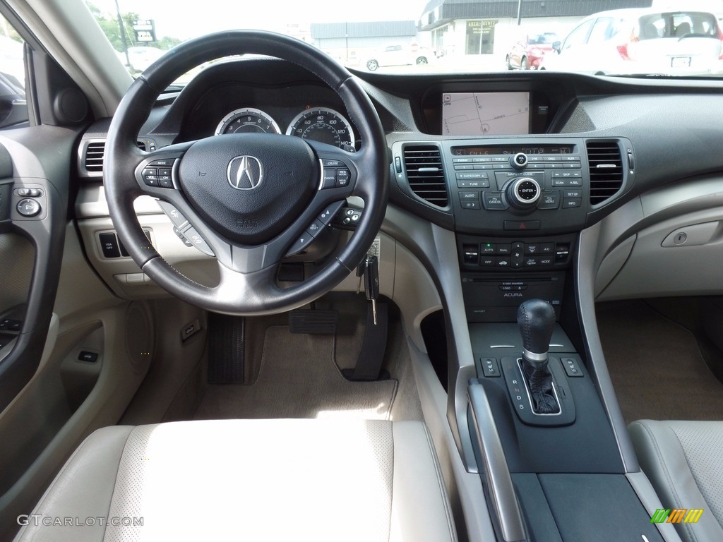 2010 TSX Sedan - Polished Metal Metallic / Taupe photo #15